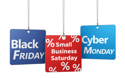 Black Friday, Small Saturday and Cyber Monday Specials