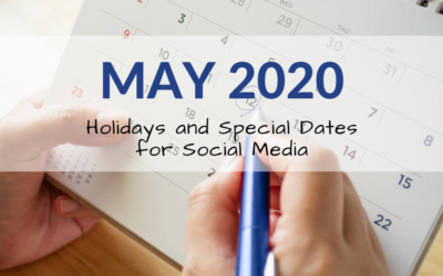 May 2020 Holiday and Special Days