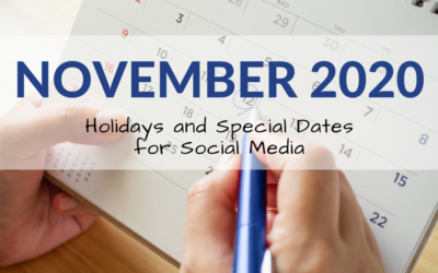 November 2020 Holiday and Special Days