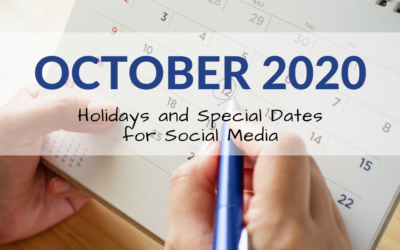 October 2020 Holiday and Special Days