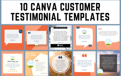 10 Canva Testimonial Templates